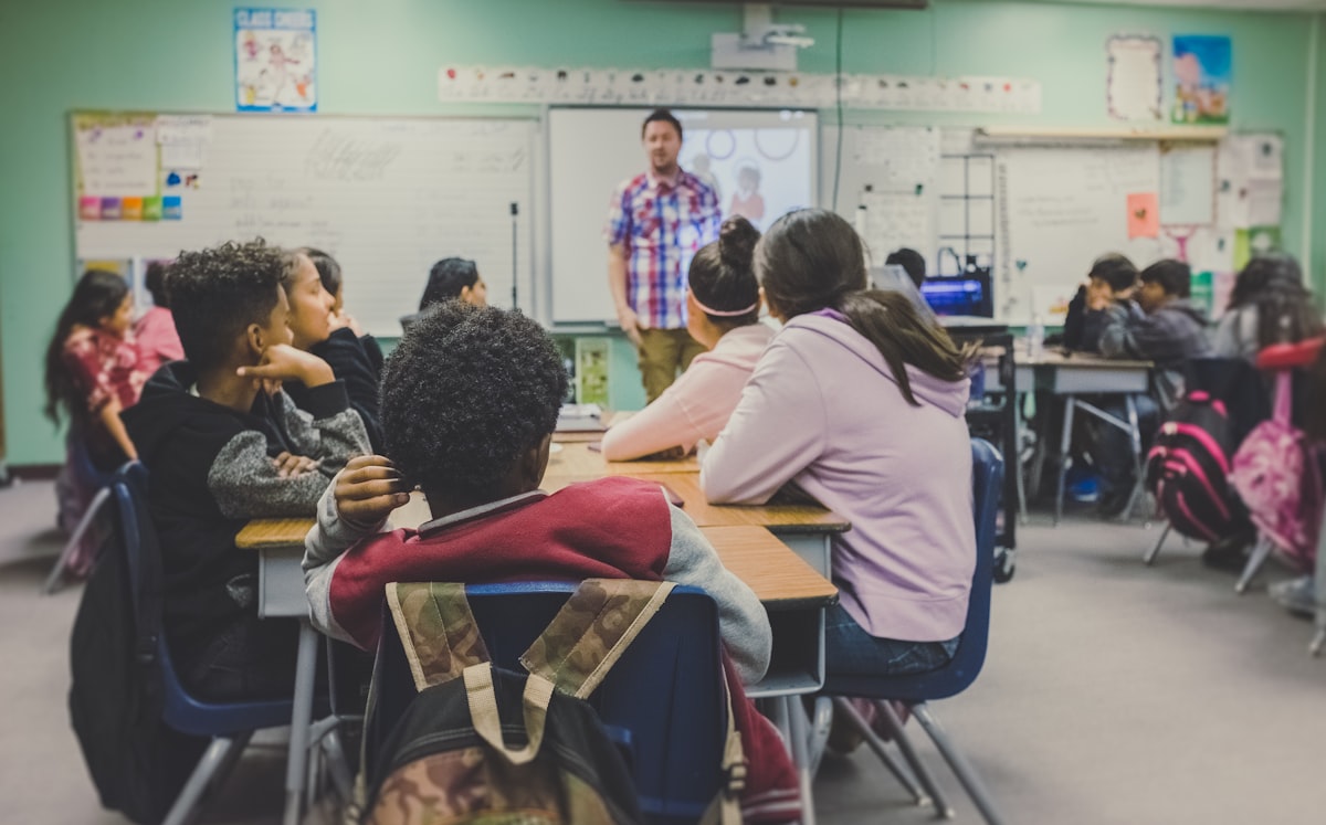 Learners in a classroom